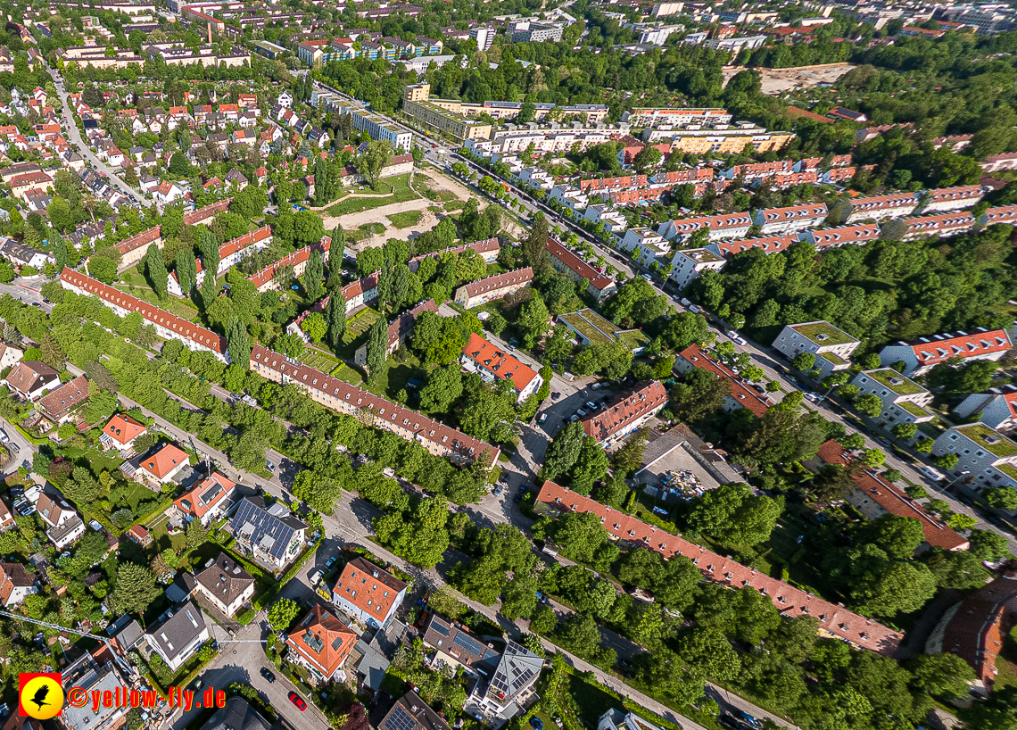 22.05.2023 - Neubau in der Maikäfersiedlung in Neuperlach und Berga am Laim